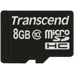 Transcend 8GB MicroSDHC Class 10 memóriakártya