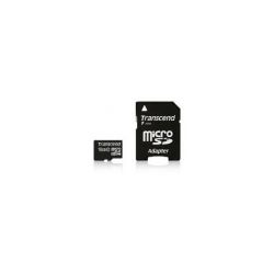Transcend 16GB MicroSDHC Class 10 memóriakártya + adapter