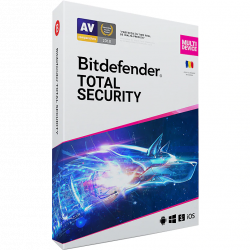 Bitdefender Total Security HUN  5 Eszköz 1 év online vírusirtó szoftver