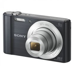 Sony DSC-W810B 6x optikai zoom fekete kompakt digitális fényképezőgép