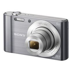 Sony DSC-W810S 6x optikai zoom ezüst kompakt digitális fényképezőgép