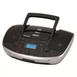 Akai APRC-108 6W, MP3, Bluetooth, AUX-IN Jack fekete-ezüst cd-s rádió