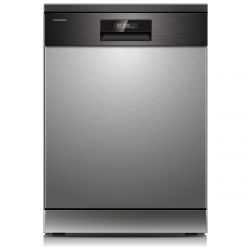 Toshiba DW-14F4EE(SS) D energiaosztály, 14 teríték, 8 program fekete-ezüst beépíthető mosogatógép