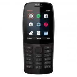 Nokia 210 2.4" Dual SIM 2G fekete hagyományos mobiltelefon