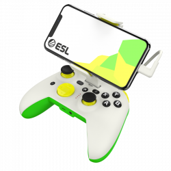 RiotPWR RP1950ESL ESL Gaming, iOS, Lightning, Vezetékes, Fehér-Zöld kontroller