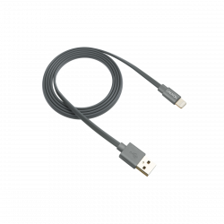CANYON CNS-MFIC2DG Lightning - USB A, 5 V, 2.4 A, 0.96 m szürke kábel