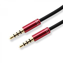 Sbox SX-534943 Jack (apa-apa) 1.5m, piros audio kábel