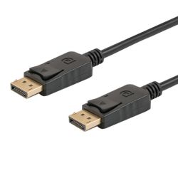 Savio CL-86 DisplayPort cable M - DisplayPort M 3m Fekete DisplayPort kábel