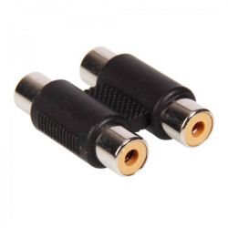 Sbox SX-531423 3,5 mm – 2 x RCA, F - F fekete adapter