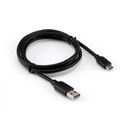 Sbox CP01-20-001 USB apa - USB 3.0 Type C apa 1 méter fekete kábel