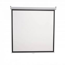 Sbox PSA-96,172 x 172 cm, 96" fehér-fekete automata, motoros vetítővászon
