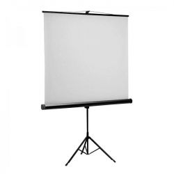 Sbox PSMT-135 240 x 240 cm, 135" fehér-fekete állványos vetítővászon