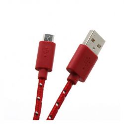 Sbox SX-533441 USB A - Micro USB 1 m piros kábel
