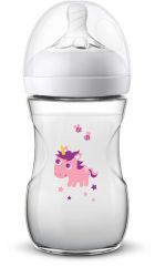 Philips Avent Natural SCF070/25 260ml egyszarvús átlátszó/fehér cumisüveg