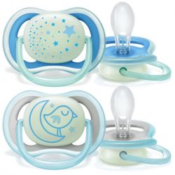 Philips Avent SCF376/21 6-18h 2x kék éjszakai játszócumi