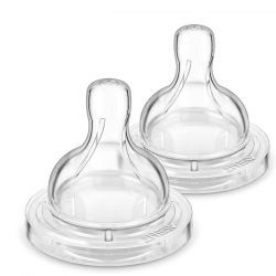 Philips Avent Classic+ SCF631/27 2 x 1 lyukú áttetsző újszülött pótcumi