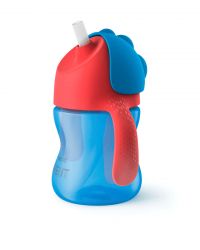 Philips Avent Bendy SCF796/01 200ml 9h+ piros-kék szívószálas itatópohár 