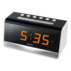 Sencor SDC 4400W fekete-fehér ébresztőóra