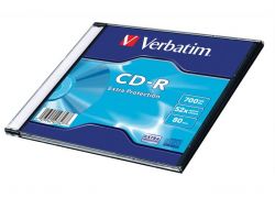 Verbatim "DataLife", 700MB, 52x, vékony tok, CD-R lemez