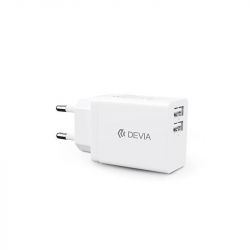 Devia ST329593 Smart 2USB kimenettel fehér hálózati töltő