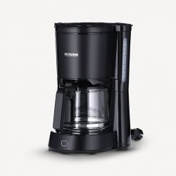 Severin KA 9554 1000W, 1.25L, Félautomata, Matt Fekete csepegtető kávéfőző 