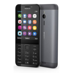 NOKIA 230 TFT 2,8" Dual SIM GPRS, Bluetooth, FM sötétezüst mobiltelefon