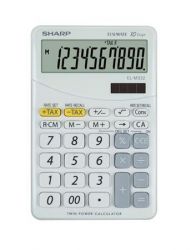 SHARP "EL-M332" 10 számjegyes asztali fehér számológép 