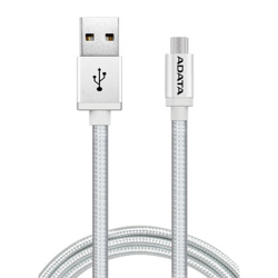 ADATA USB A típusú ezüst adat- és töltőkábel