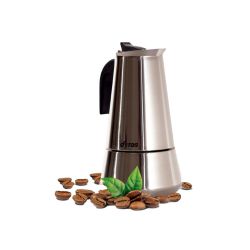 Dyras SK-2021C6 6 csésze Ezüst-Fekete klasszikus kotyogós kávéfőző
