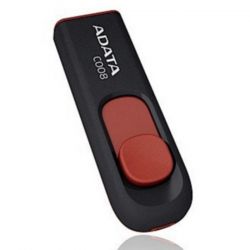 ADATA C008 64GB USB 2.0 Fekete+Piros Flash Drive
