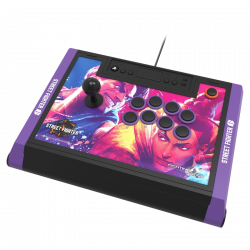 Hori Fighting Stick Alpha, PlayStation®5, PlayStation®4, PC, Street Fighter VI, Arcade, Fekete, Vezetékes kontroller