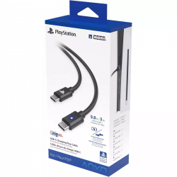 Hori Charging Play, PlayStation 5, DualSense, USB Type C, 60W, 3m, Adat és töltő kábel