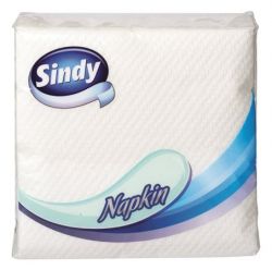 Sindy Napkin 33x33 cm fehér (45 lap) hajtogatott szalvéta