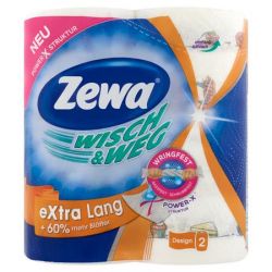 Zewa Wisch&Weg extra lang 2 tekercses mintás háztartási papírtörlő