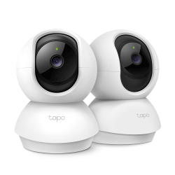 TP-Link TapoC210P2 2K, 3MP, Beltéri, Vezeték Nélküli, 360º Forgás, Fehér hálózati kamera