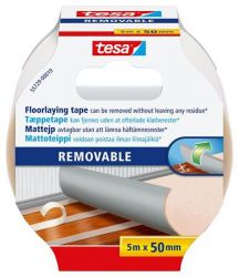 Tesa Removable 50 mm x 5 m textil erősítésű kétoldalas ragasztószalag