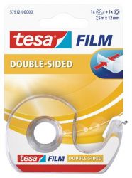Tesa Tesafilm 12 mm x 7,5 m kétoldalas ragasztószalag adagolón