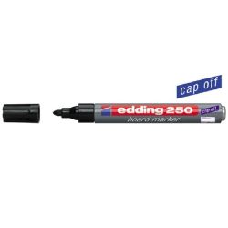 EDDING "250" 1-3 mm kúpos fekete tábla- és flipchart marker
