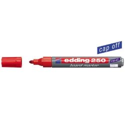 EDDING "250" 1-3 mm kúpos piros tábla- és flipchart marker