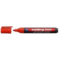EDDING "300" 1,5-3 mm kúpos piros alkoholos marker