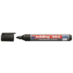 EDDING "360" 1,5-3 mm kúpos fekete tábla- és flipchart marker