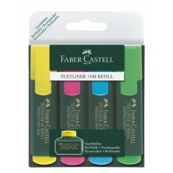 FABER-CASTELL, "Textliner 48" 1-5 mm 4 különböző színű szövegkiemelő