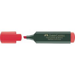 FABER-CASTELL "Textliner 48" 1-5 mm piros szövegkiemelő
