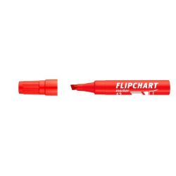 ICO "Artip 12" 1-4 mm vágott piros flipchart marker