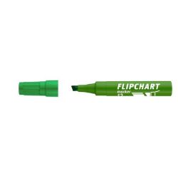 ICO "Artip 12 " 1-4 mm vágott zöld flipchart marker