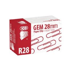 Ico 28 mm réz gemkapocs (100 db/doboz)