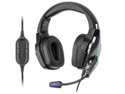 Tracer Hydra Pro, GameZone, 7.1, 50 mm, RGB világítás, USB, Fekete, Vezetékes headset