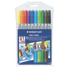 STAEDTLER "Noris Club"  kétvégű kimosható Filctoll készlet