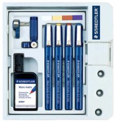 STAEDTLER "Mars Matic" 0,25-0,7 mm csőtoll készlet 