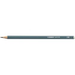 STABILO "Pencil 160" 2B hatszögletű olajzöld grafitceruza
